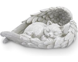 Cat Engel Herdenkingsstandbeeld - Buiten Tuin - Grafsteen voor Kat