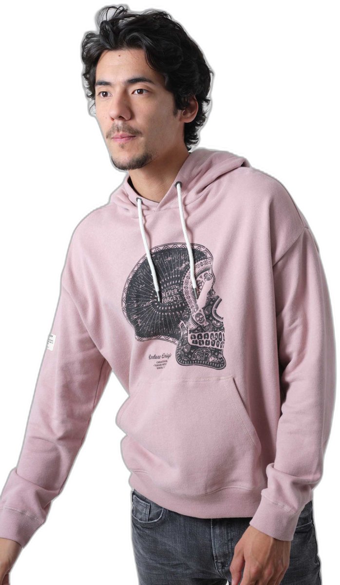 Hooded sweatshirt Deeluxe Posting Roze
