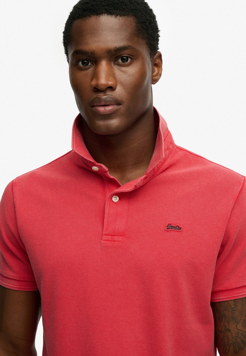 Superdry Classic Pique Polo Heren Roze