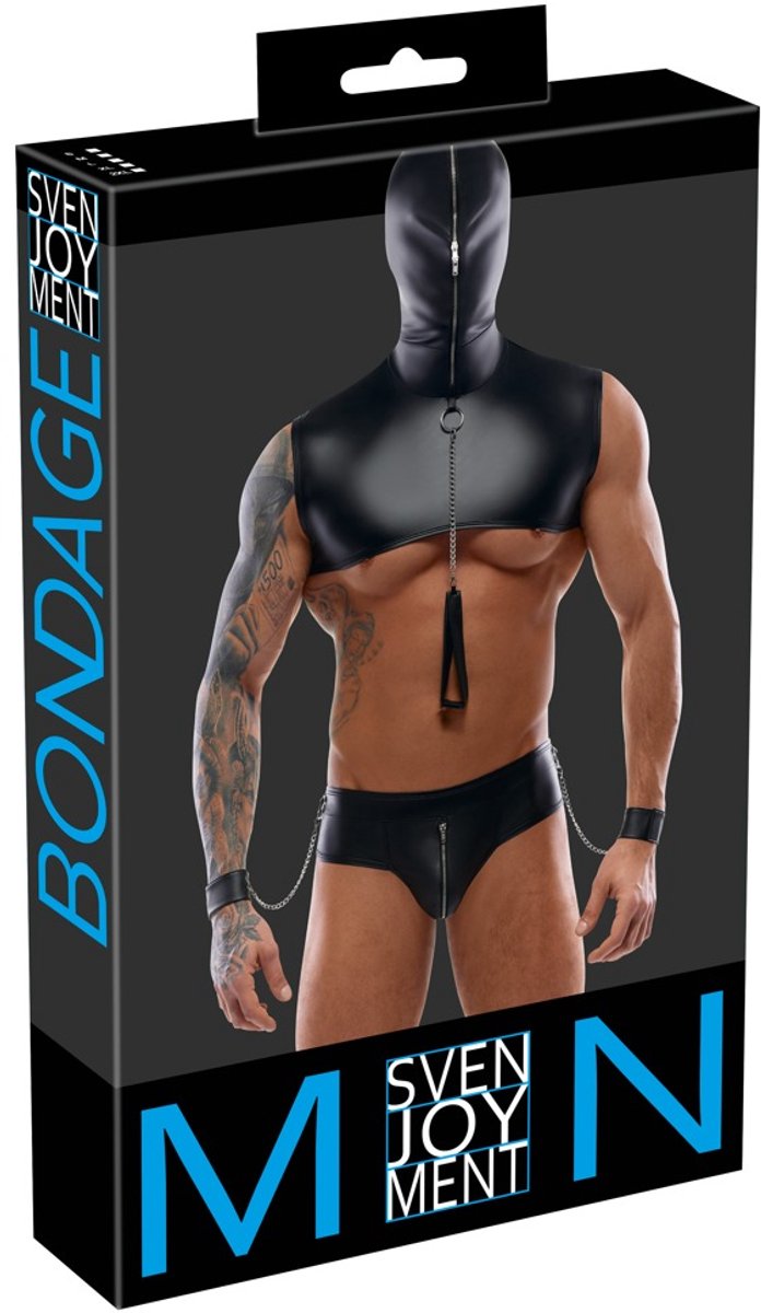Mannen Harnas met Hoofmasker Set