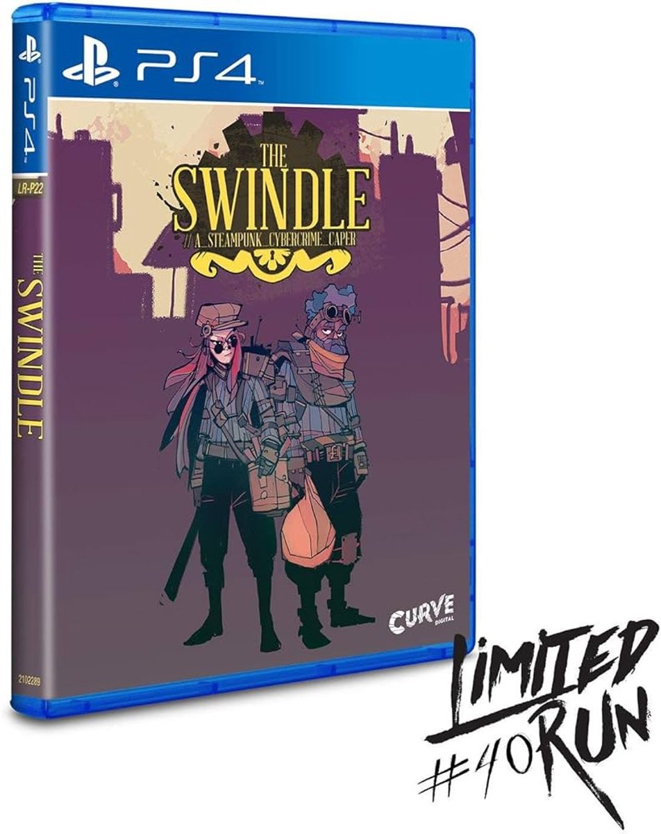 Playstation 4 / PS4 - Limited Run - The Swindle - New & Sealed