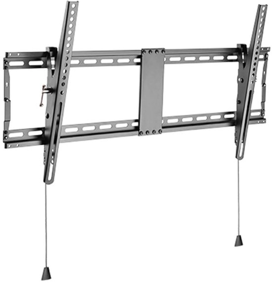 Gembird TV Wandbeugel – Voor 43–90 Inch Schermen, Kantelbaar +3°/-12°, VESA Compatibel tot 800x400 mm, Slank Design, Inclusief Installatiekit, Zwart