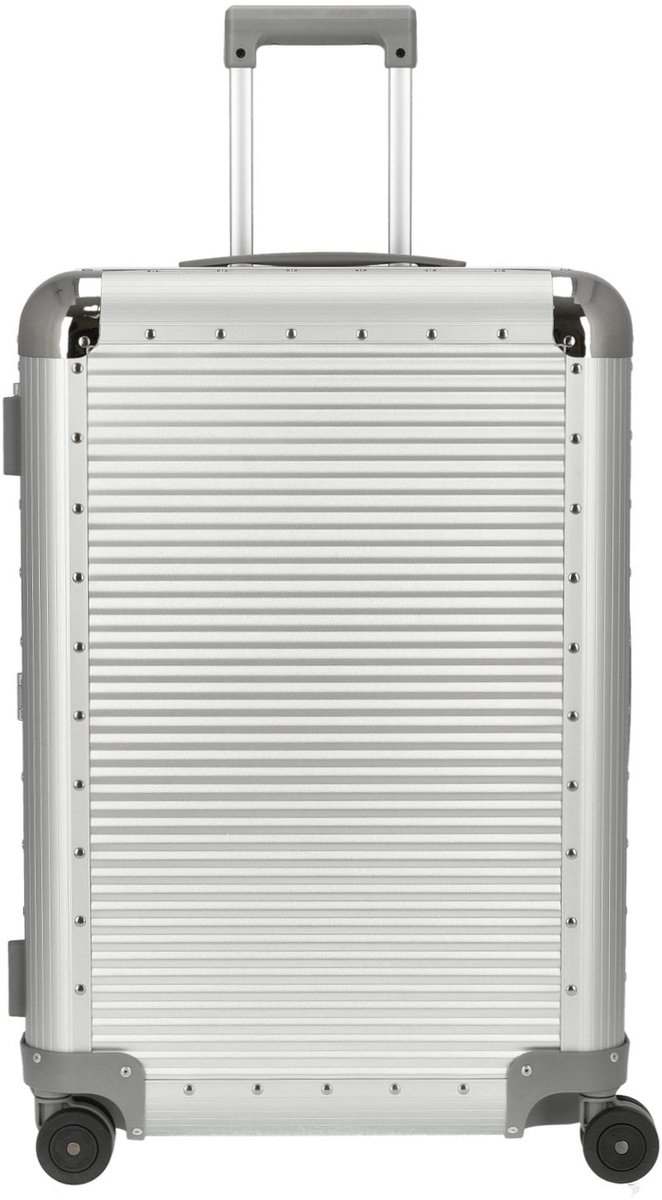 FPM Milano Bank S aluminum Spinner 68 - 4-wiel trolley 66 cm (moonlight silver)