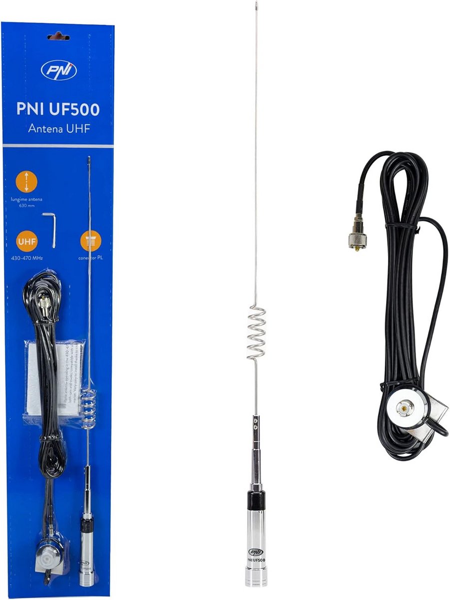 UHF Auto Antenne 430-470 MHz voor Communicatie met Kabel
