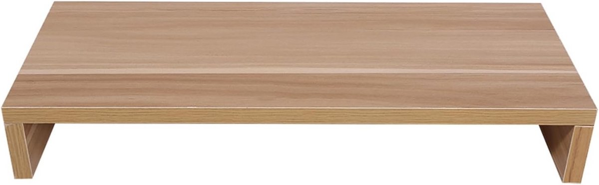 Houten Monitorverhoger met Opslag voor PC, Laptop en TV