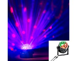 Discolamp - Voor Huisfeesten - Roterend RGB-Lichteffect - Incl. USB-Kabel - DanceFX Hypnose