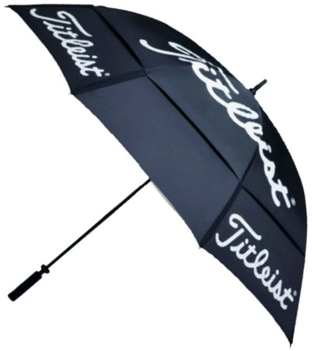 Titleist Tour Double Canopy Golfparaplu Zwart Wit