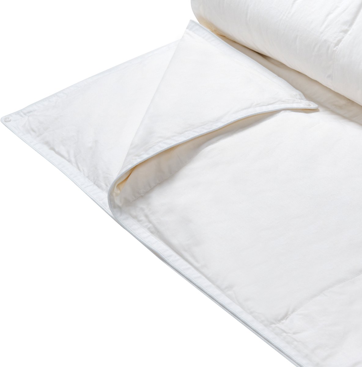 BELIANI TAUFSTEIN - Dekbed - Wit - 220 x 240 cm - Japara katoen