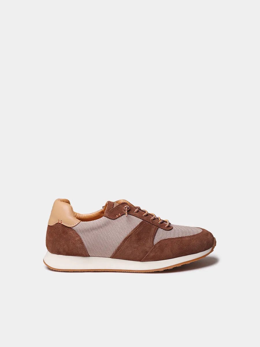 Suède herensneakers met elastische veters | DARO