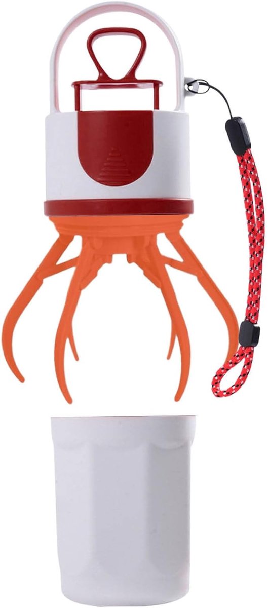 Hondenpoep Schep,Poep Opruimer Voor Huisdieren Met Zakdispenser,6-Klauwen Dierenuitwerpselen Grijper Voor Buiten Tuin Park Camping - Reizen Wandelen Kamperen Tuin Park Buiten