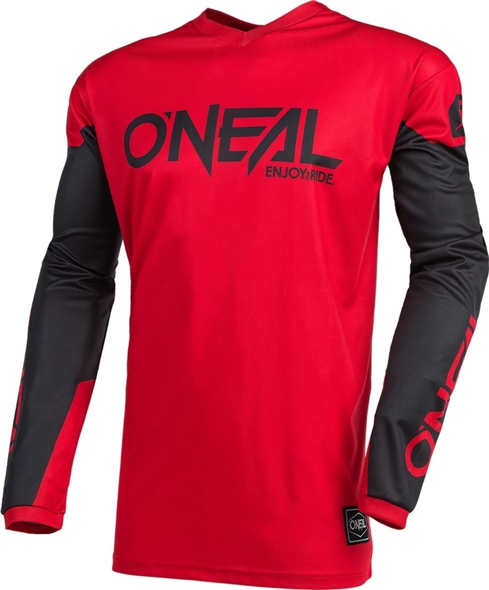 O'NEAL Element Threat Rood Zwart Motocross Jersey - Maat XL - Shirts