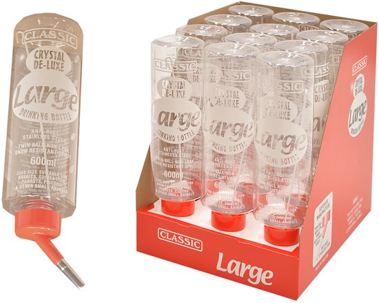 Classic Drinkfles - Plastic - Konijn - 600 ml