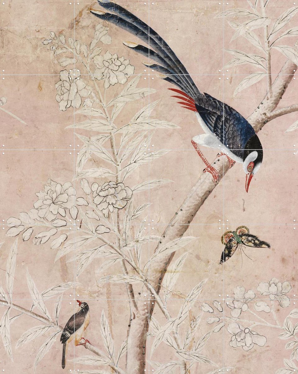 IXXI Chinoiserie, Victoria and Albert Museum - 80 x 100 cm - Gratis ophangtool - Grote wanddecoratie en posters - Illustraties, Klassiek, Ukiyo-e
