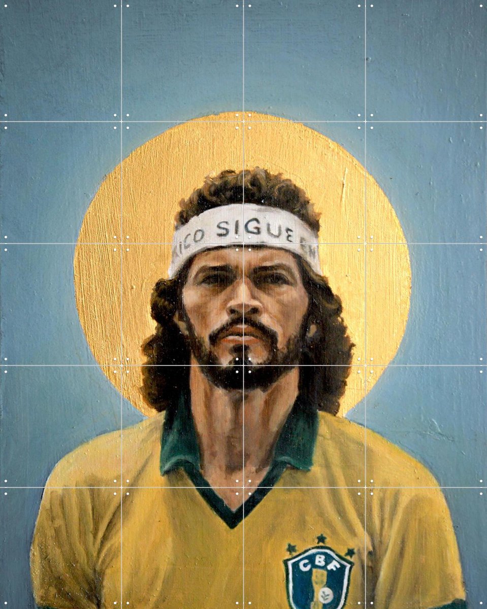 IXXI Socrates, David Diehl - 80 x 100 cm - Gratis ophangtool - Grote wanddecoratie en posters - Kleurrijk, Olieverf, Illustraties, Mancave
