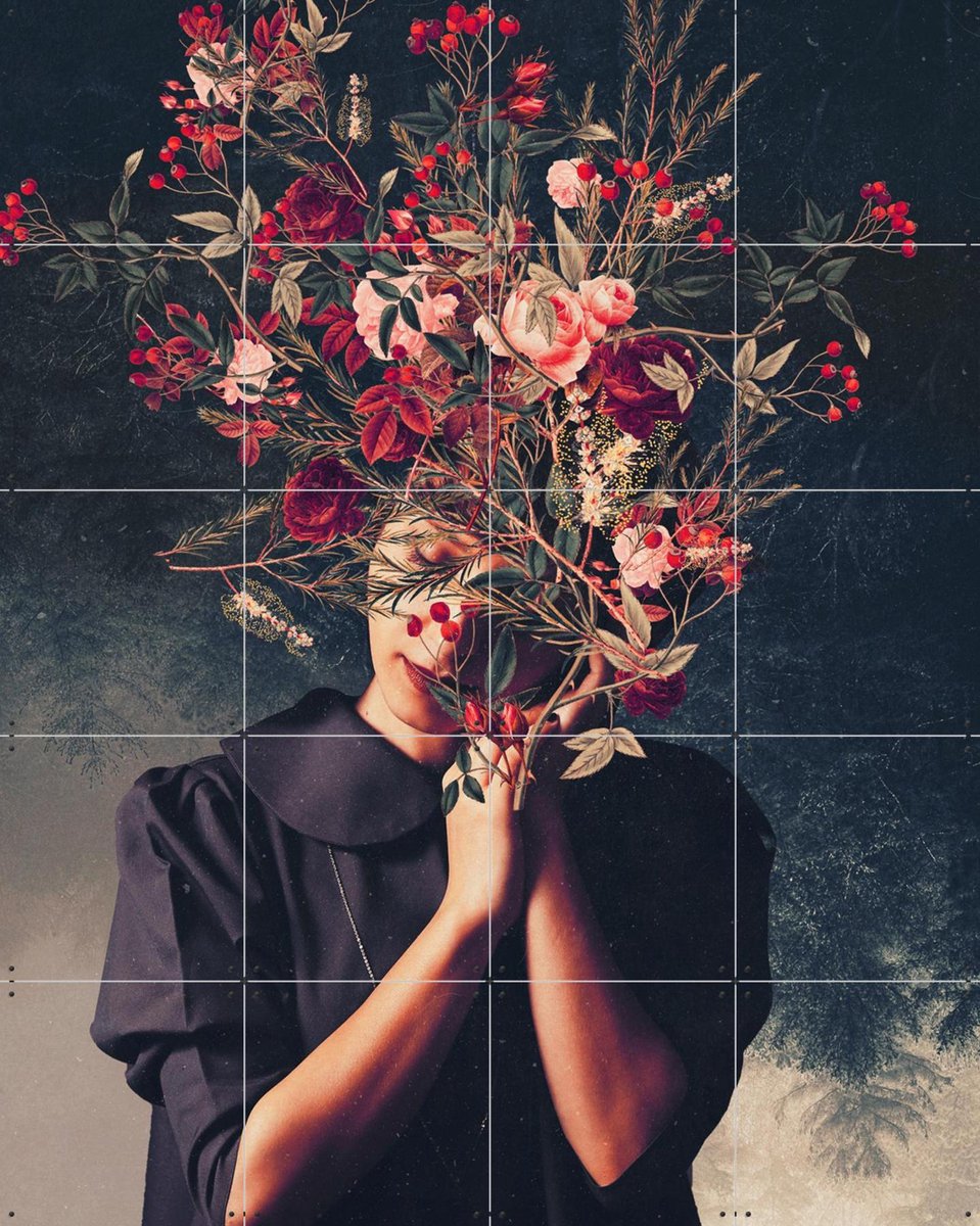 IXXI The Autumns after I found You, Frank Moth - 80 x 100 cm - Gratis ophangtool - Grote wanddecoratie en posters - Collage, Fotografie, Klassiek