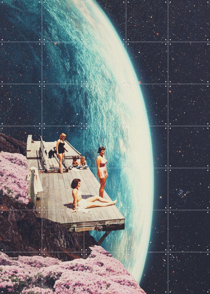 IXXI They are Expecting Us at Home, Frank Moth - 100 x 140 cm - Gratis ophangtool - Grote wanddecoratie en posters - Fotografie, Collage, Digitale