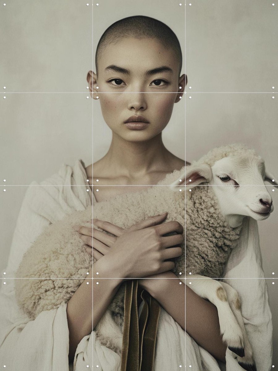 IXXI Chi, STUDIO HANNAH LEMHOLT - 60 x 80 cm - Gratis ophangtool - Grote wanddecoratie en posters - Naturalisme, Realisme, Fotografie, Slaapkamer