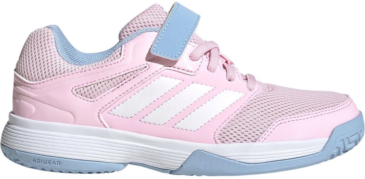 Adidas Speedcourt Velcro Kinder Indoorschoenen Jr1682 Kleur Paars