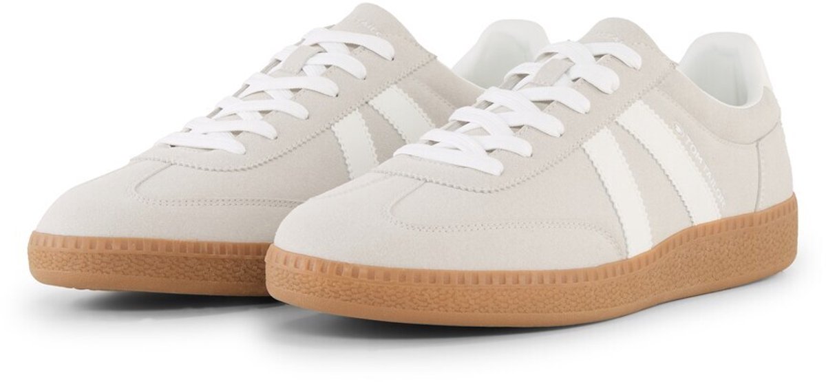 Tom Tailor - Sneakers met colourblocking - Maat 43 - light grey-white