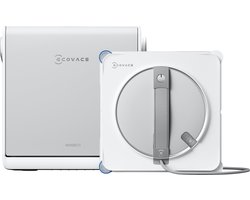 ECOVACS - WINBOT W2S OMNI EU - Automatische ruitenreinigingsrobot - ruitenreinigingsrobot met multifunctioneel station - slimme reiniging van rand tot rand met TruEdge™ - opladen bij gebruik - watersproeier met 3 koppen - beveiliging op 12 niveaus