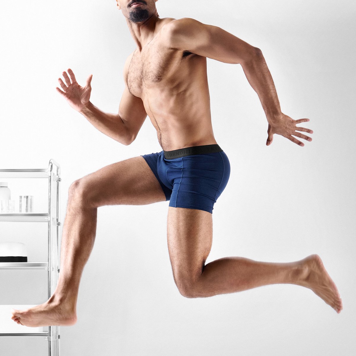 FeatherFeel | Donkerblauwe boxershort van merinowol