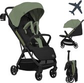 Lionelo Julie Air - Ultralichte Buggy - Reisbuggy - Auto-Folding & Compact - Slechts 7,5 kg - Reizen & Handbagage - Verstelbare Rugleuning tot Ligstand - XXL Zonnescherm met UPF50+ - Onderhoudsvrije Wielen - Vanaf 6 Maanden tot 22 kg - Kinderwagen