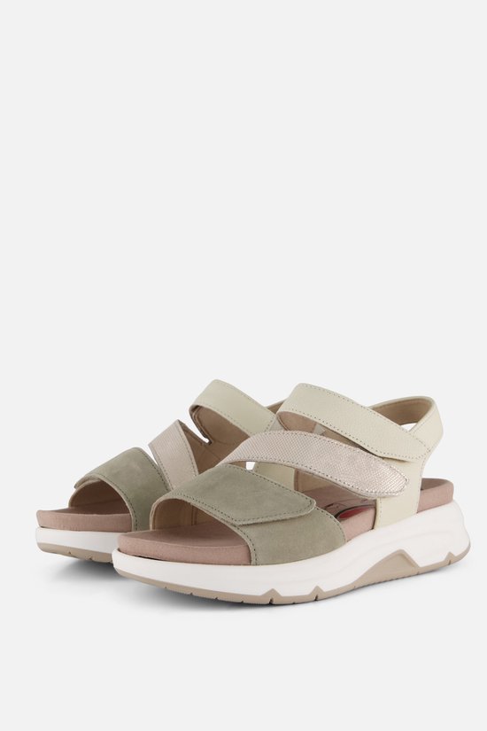 Gabor Rollingsoft Sandalen groen Leer - Maat 5