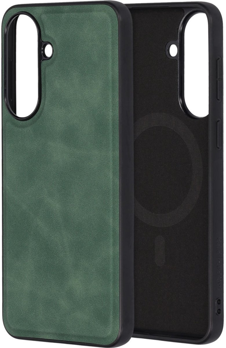 Mobiparts Classic Backcover geschikt voor Samsung Galaxy A57 Emerald - Groen - MagSafe