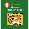Boek "nijntje doorkijkboek, dieren klein en groot" met Nijntje in een cirkel.