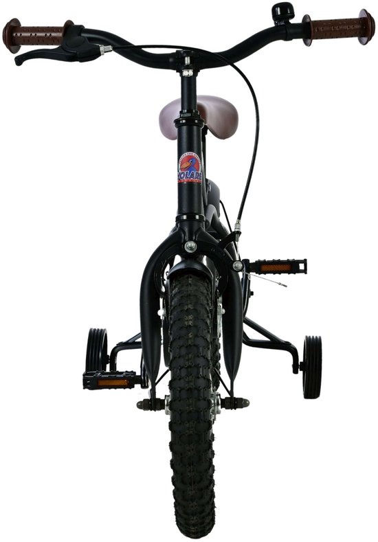 Volare Black Cruiser Kinderfiets - Jongens - 14 inch - Zwart - 95% afgemonteerd van Volare — afbeelding 4