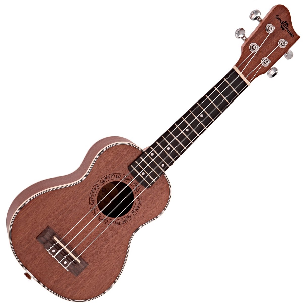 Sapele Sopraan Ukulele van Gear4music