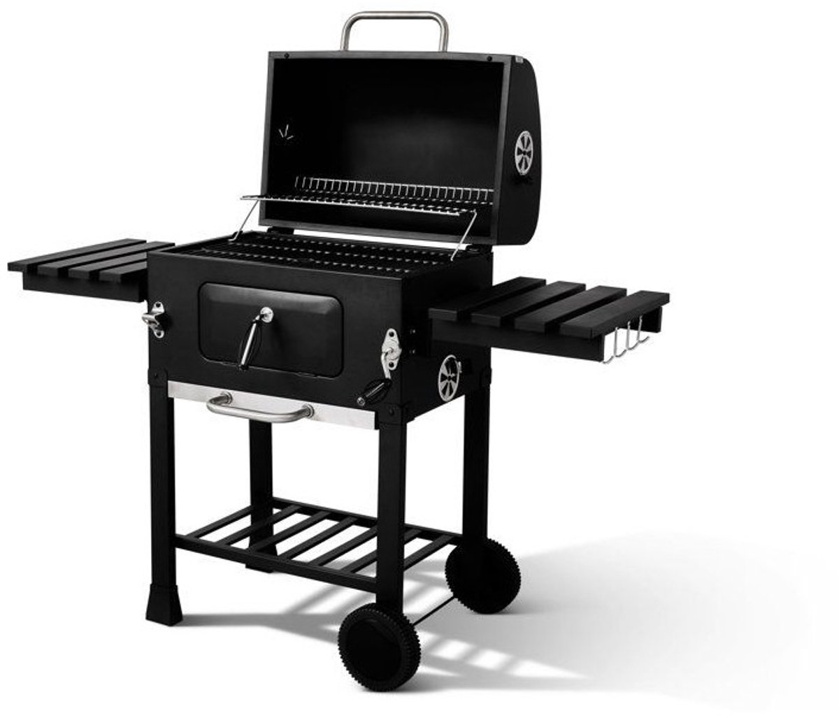 COOKINGBOX – Clark – Houtskoolbarbecue – Gietijzeren rooster