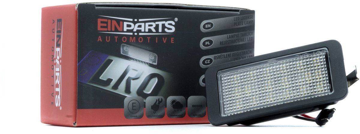 Einparts Kentekenverlichting Voor Skoda Citigo E-Citigo 2012-2021