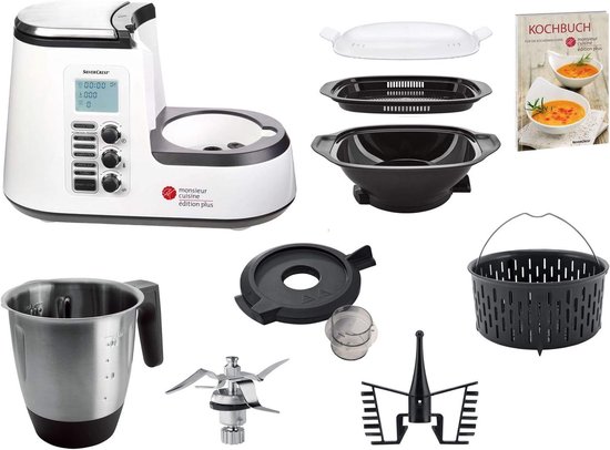 Keukenmachine Accessoires - Multifunctionele Hulp - Koken en Bakken - Vaatwasserbestendig - 10.8 kg - Zwart Zilver — afbeelding 2