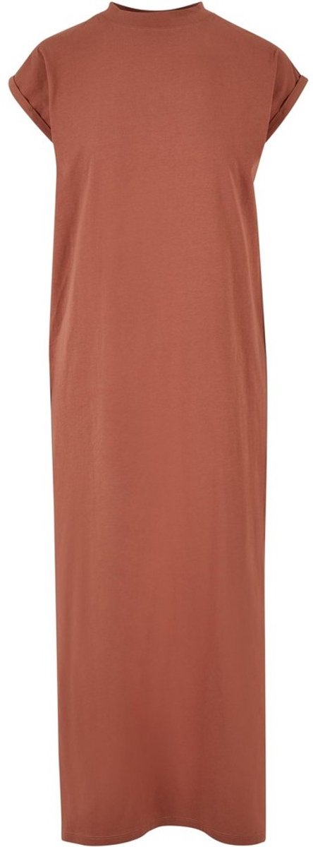 Urban Classics Long Extended Shoulder Lange jurk XL Oranje