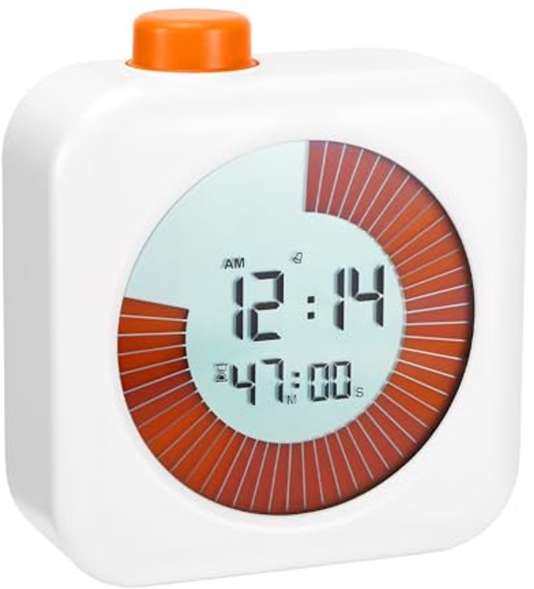 Visuele Timer – Digitale 60-Minuten Afteltimer voor Kinderen – 3-in-1 met Klok- en Alarmfunctie – Timer voor Korte Intervallen – Digitale Keukentimer – Hulpmiddel voor Tijdmanagement – Voor Thuis, Keuken en School