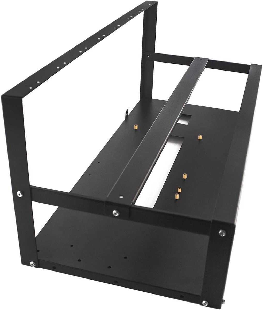 Mining Rig Frame - Open Air Case - Cryptocurrency Mining - Stabiel Stalen Frame