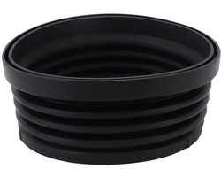Koffiemolen Hopper - Enkele Dosis Trechter - Minder Afval - Voedselveilige Afdichting - 13.5 x 5.5 cm - Zwart