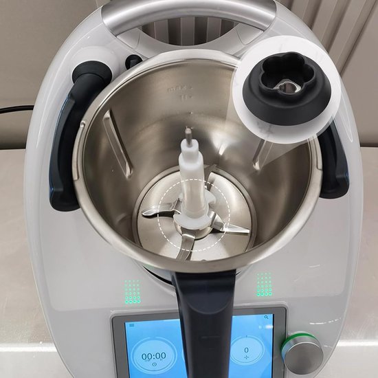 Mixer Koppelingsgeleiding - Transmissie Onderdeel - Keukenrobot Reparatie - Roestvrij Staal en Kunststof - 5.1 x 5.1 x 3.5 cm — afbeelding 2