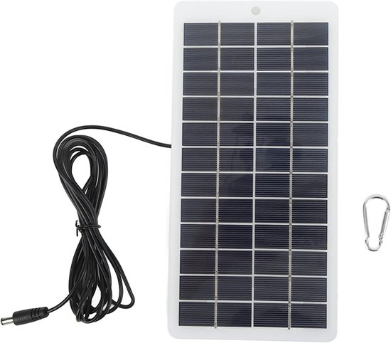 5W 12V draagbaar polykristallijn zonnepaneel - hoge efficiëntie - DC-interface - Energiebesparende zonne-lader - kleine zonne-energie systemen