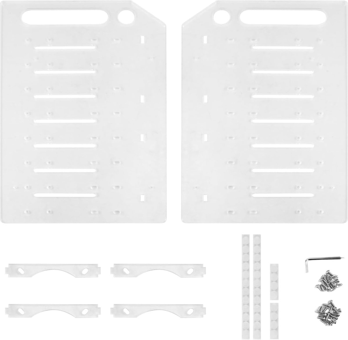 Harde Schijf Rek - Externe Opslag - Data Organiseren - Transparant Acryl - 8 Laags - Transparant