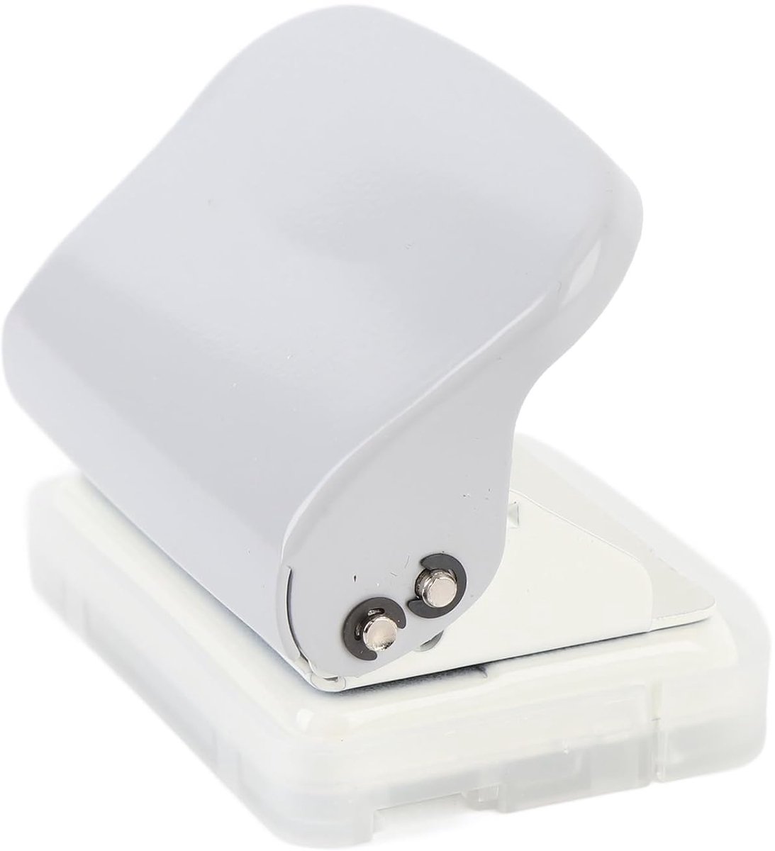 Papierponser 5-gaats - Handperforator Papierperforator - Documenten Organiseren - Precisie Papierinstelling - 5.5 mm gatdiameter - Grijs