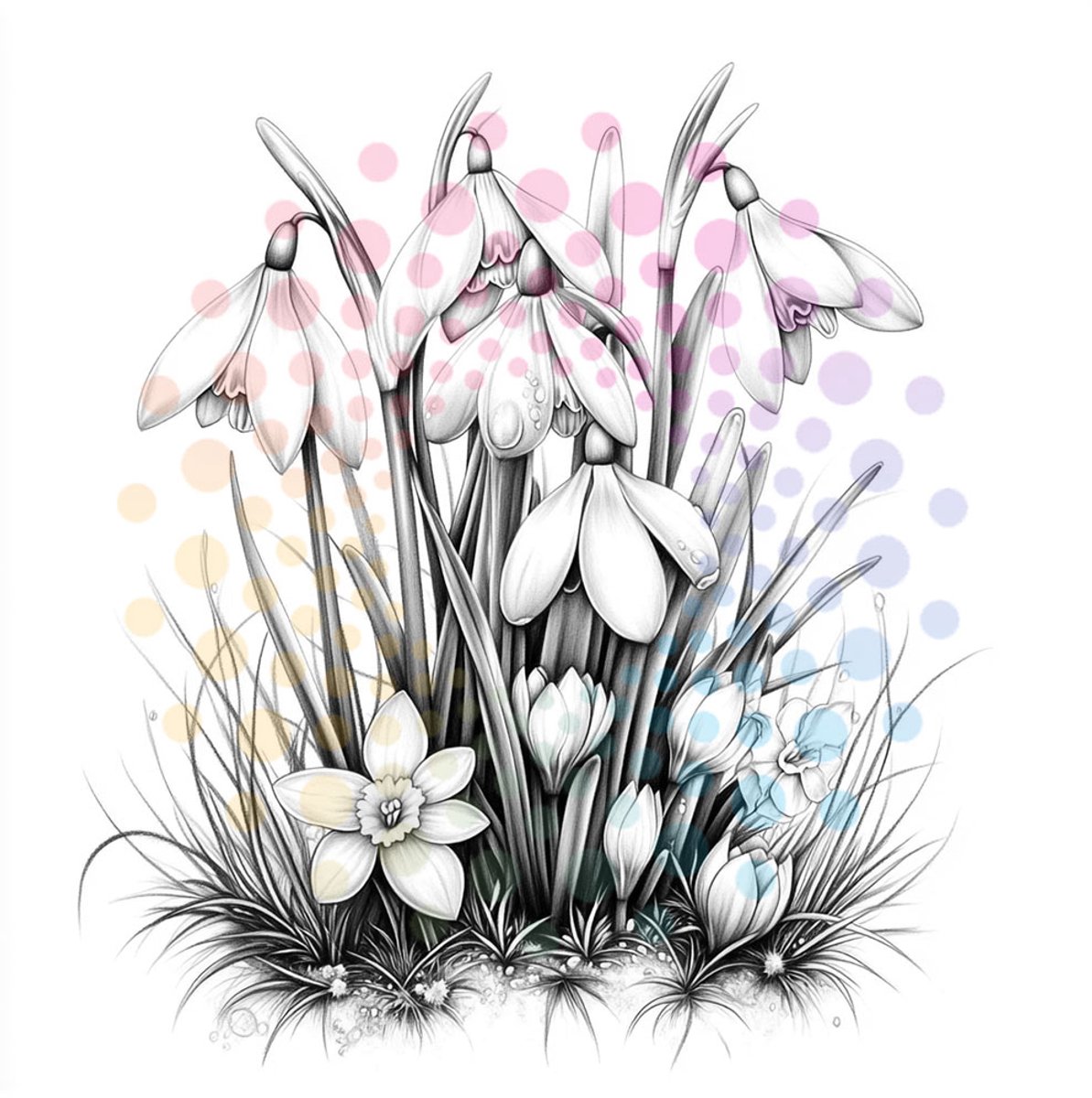 KleurLab® - Lentebloei - Luxe Kleurboek voor Volwassenen - Dieren & Natuur - 60 Kleurplaten - 21x21 cm - Enkelzijdig bedrukt — afbeelding 11