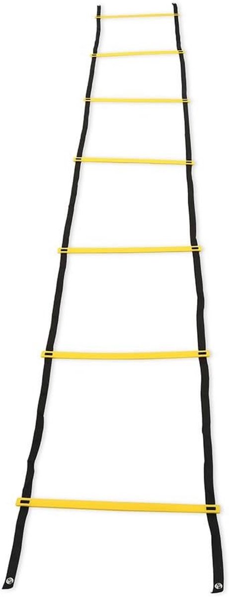 Trainingsladder Snelheid - Coördinatie Ladder - Sport Training - Verstelbare Sporten - 3.5 Meter - Geel