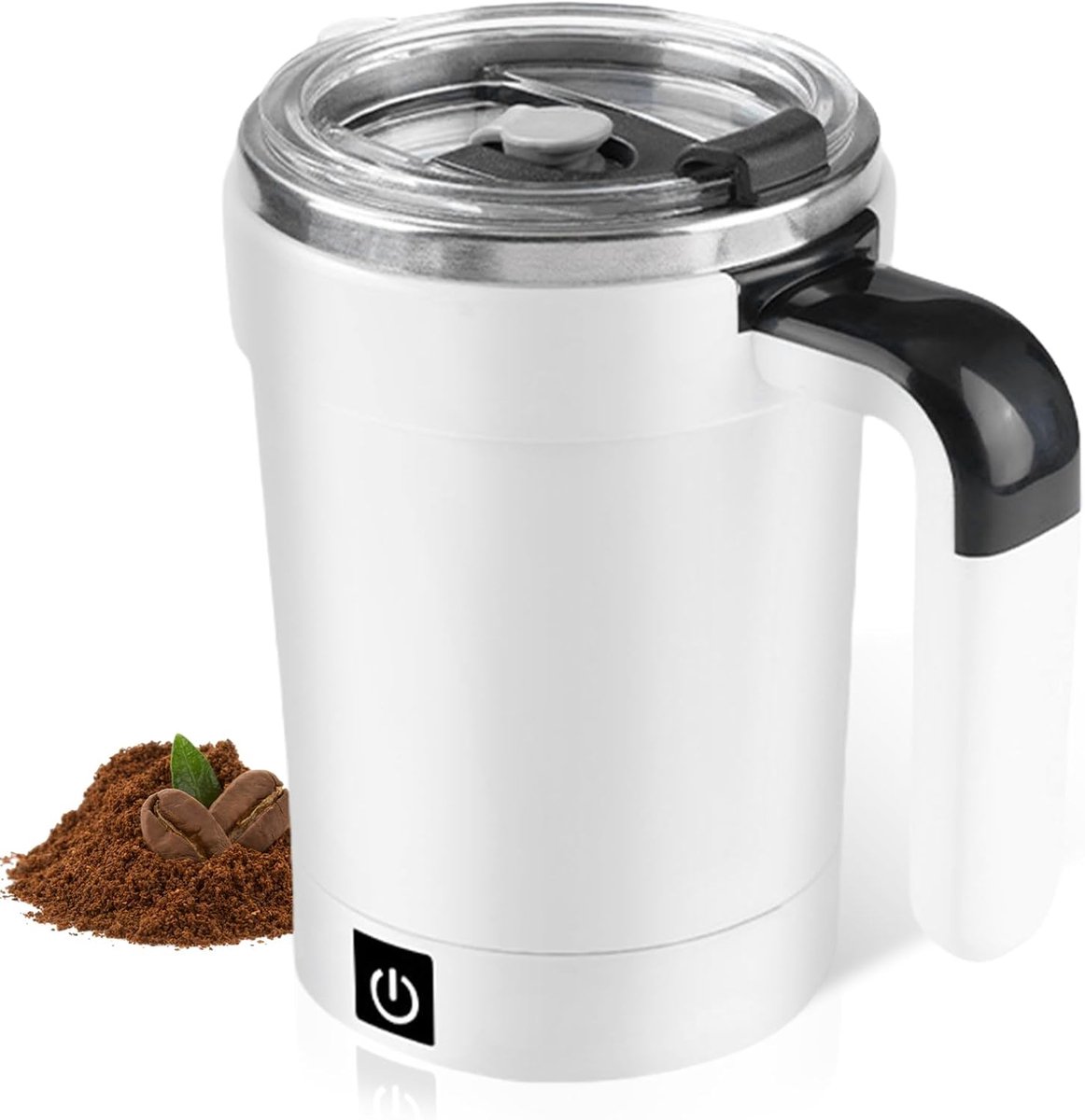 Zelfroerende koffiemok – Magnetisch, USB oplaadbaar, voor thee en koffie