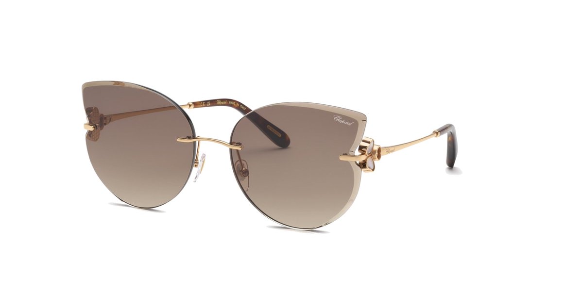Chopard SCHL90V Oro ramato lucido 61/17/135 WOMAN Zonnebrillen