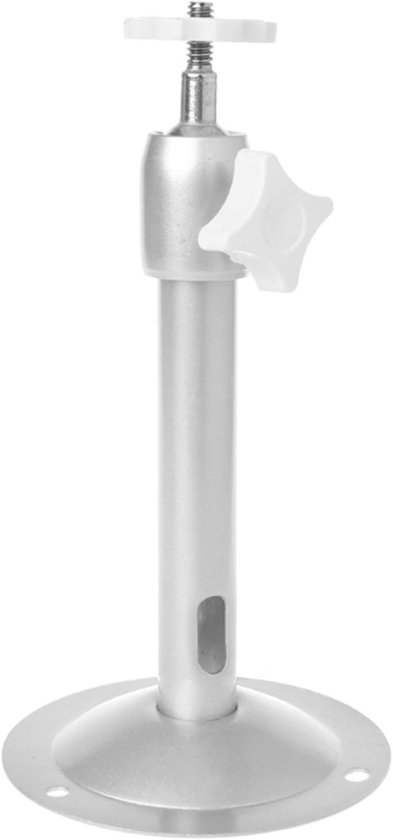Projector Bevestiging 360° Verstelbaar – Ophanging voor Beamer – Stevig Aluminium – Zilver – 16,5 cm Hoog
