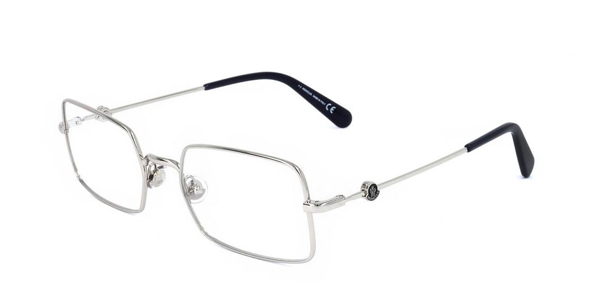 Moncler ML5127 Shiny palladium 55/20/145 MAN Brilmonturen