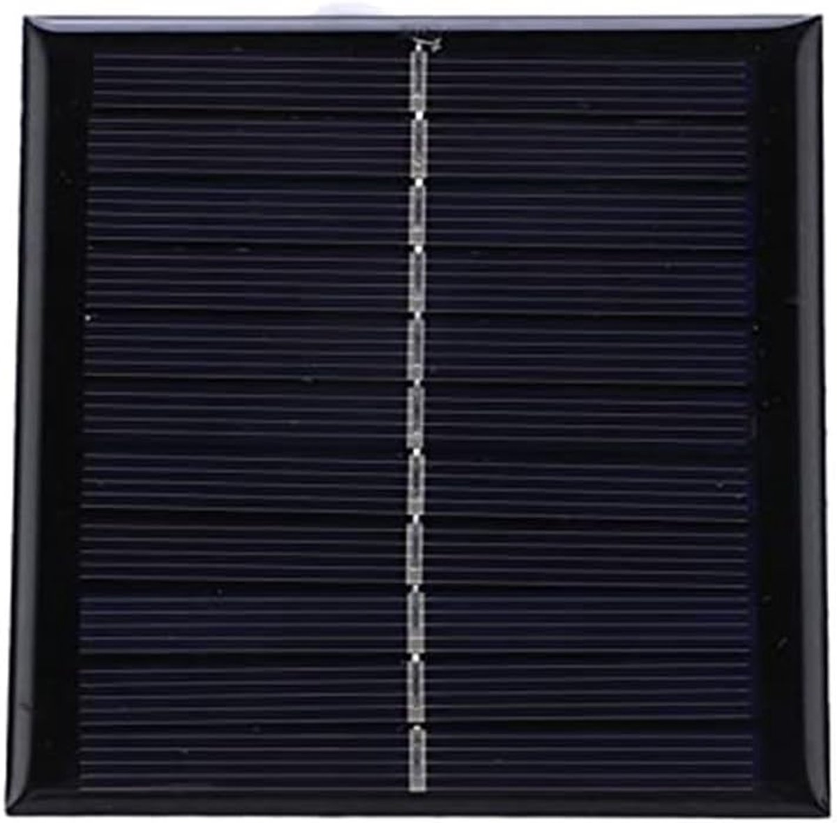Draagbare Zonneoplader - Zonnepaneel Mobiel - Buiten Opladen - Waterdicht Krasbestendig - 95x95mm Compact - Zwart