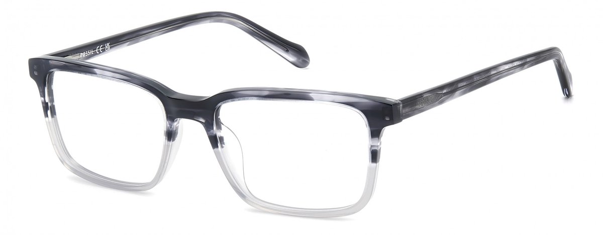 Fossil FOS 7204/G Black pattern grey 54/18/145 MAN Brilmonturen